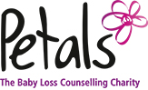 Petals baby loss counselling charity Logo