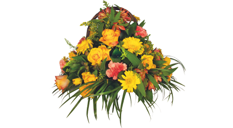 Coffin Floral Basket